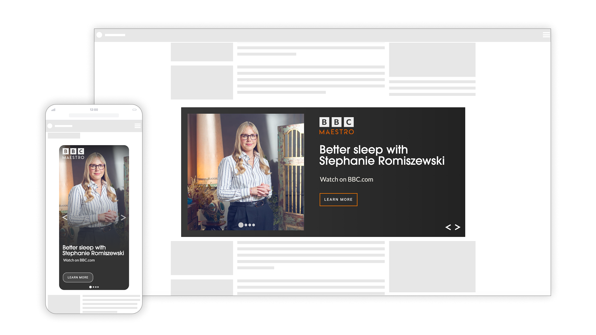 Carousel ad format