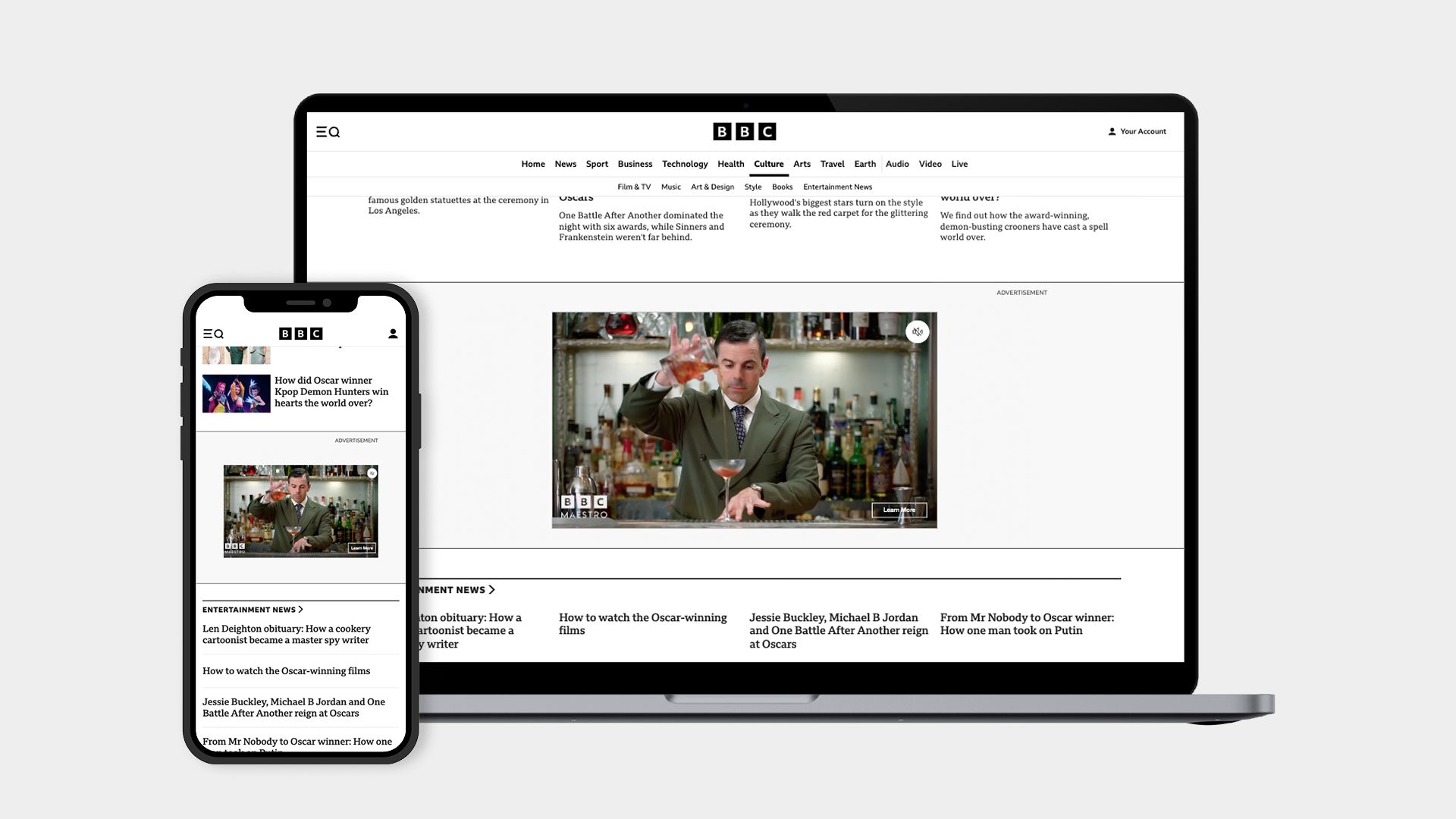 Outstream ad format