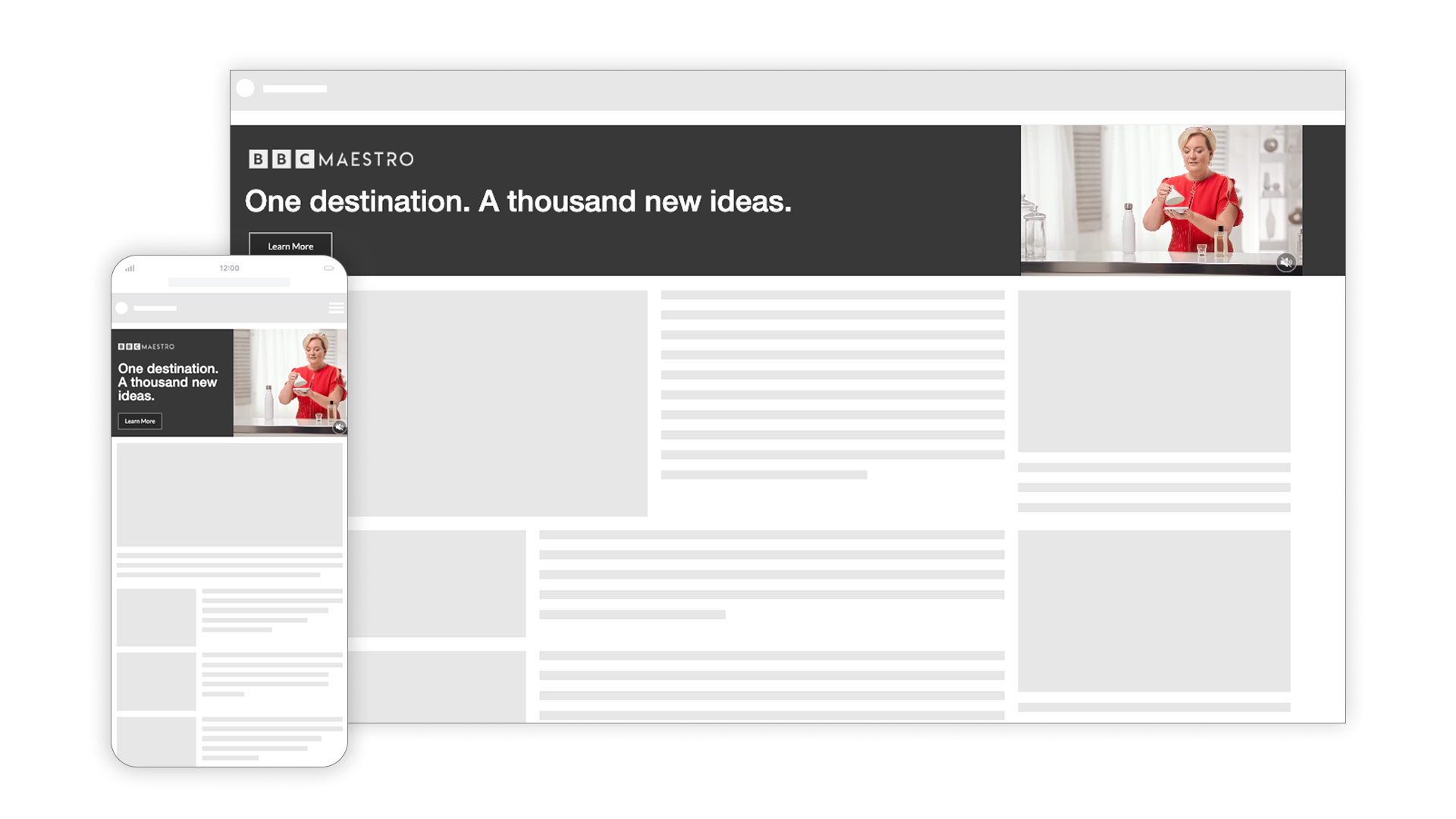 Standard Headliner ad format