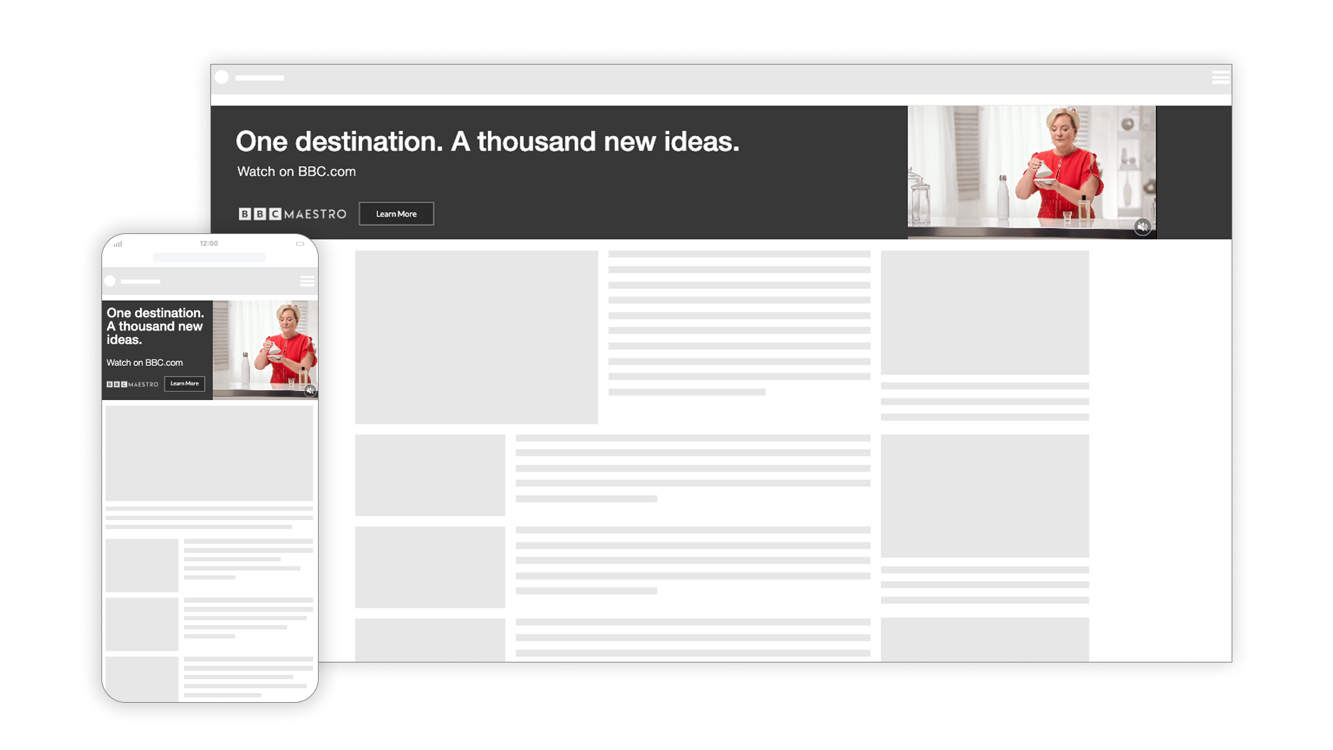 Standard Headliner ad format