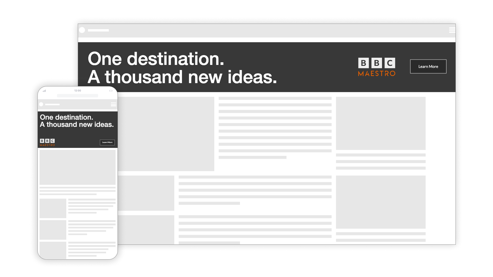 Standard Headliner ad format